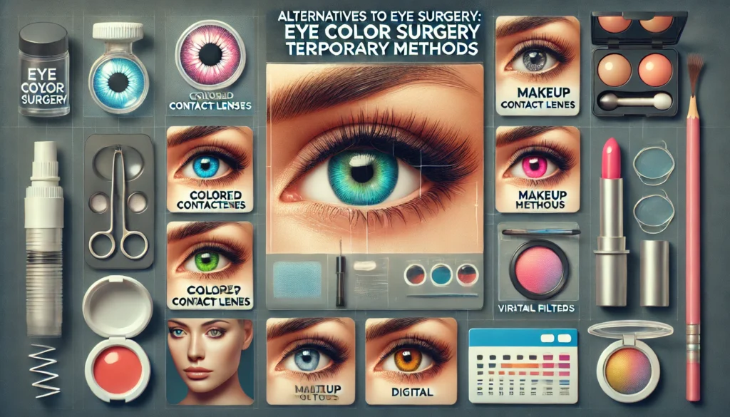 Alternatives to Eye Color Surgery: Temporary Methods