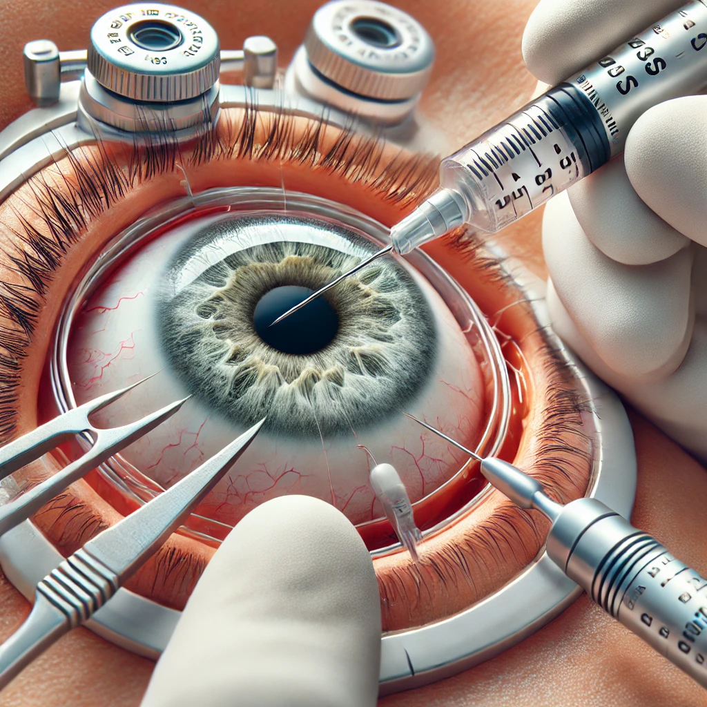 Image: A detailed image showing the keratopigmentation process.