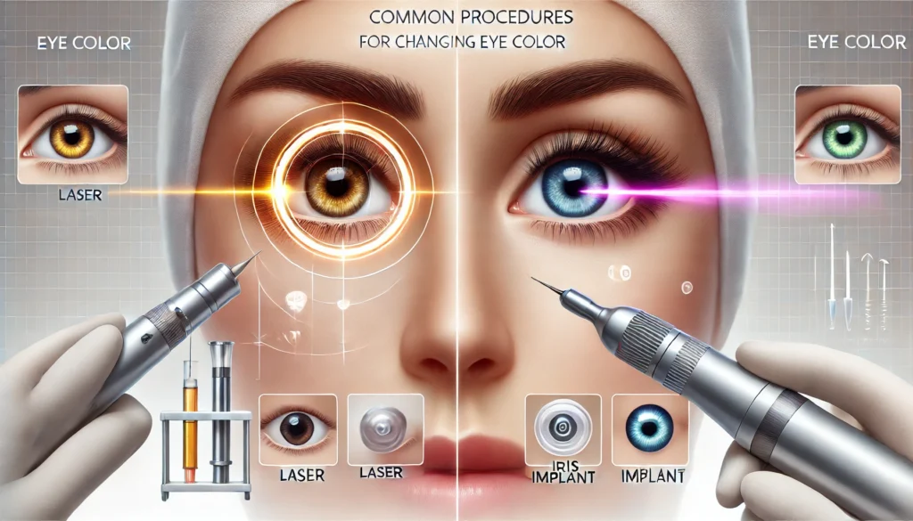 Common Procedures for Changing Eye Color.