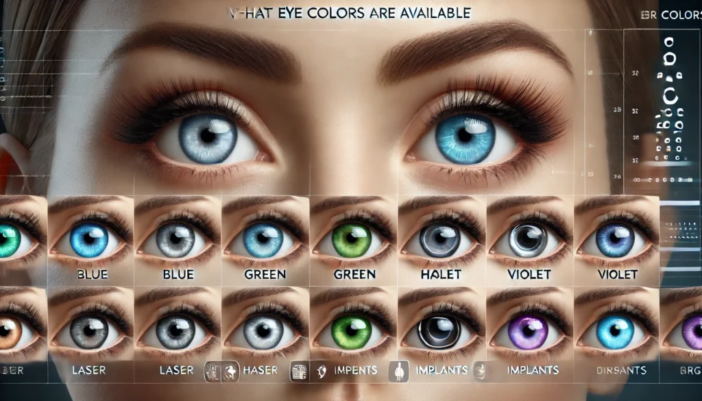 What Eye Colors Are Available?