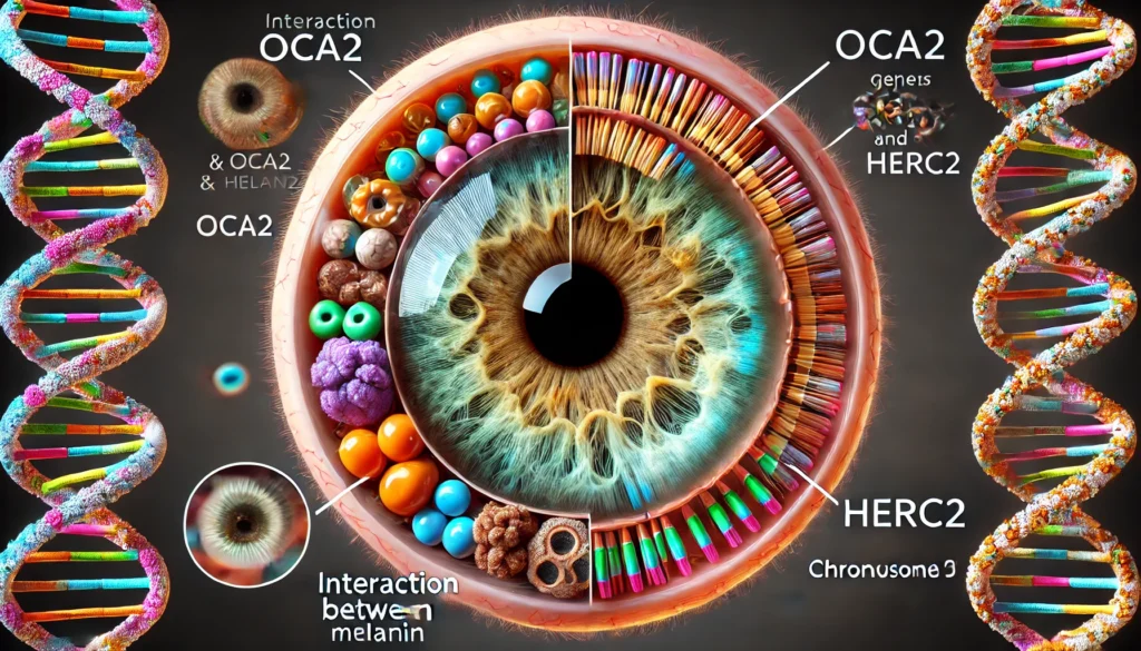 Interaction Between OCA2 and HERC2