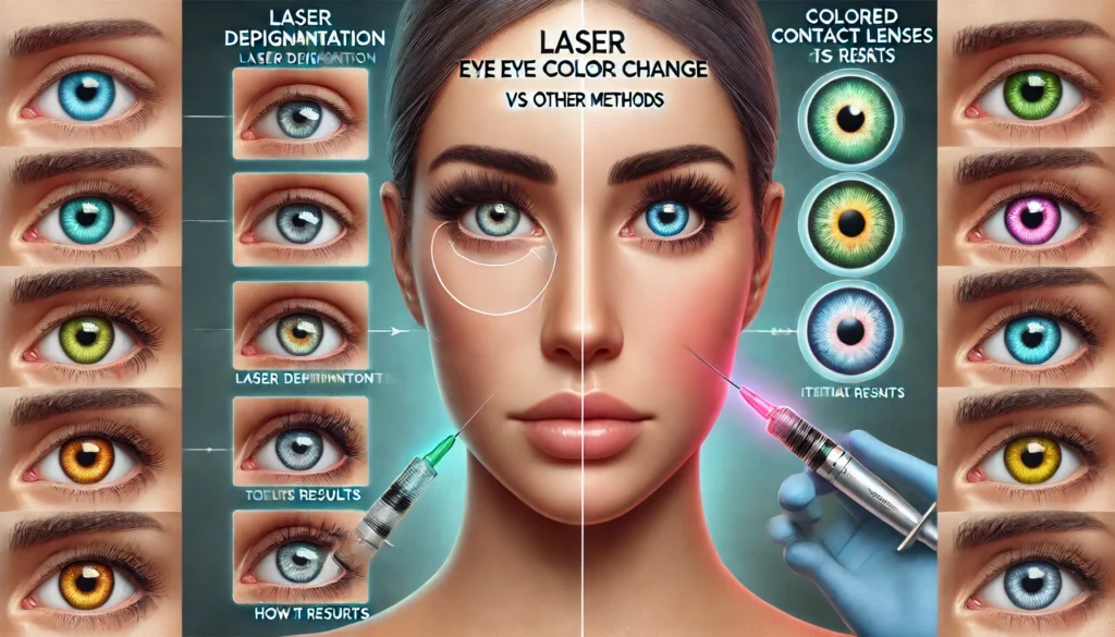 Laser Eye Color Change vs. Other Methods 